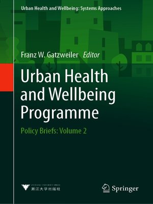 cover image of Urban Health and Wellbeing Programme